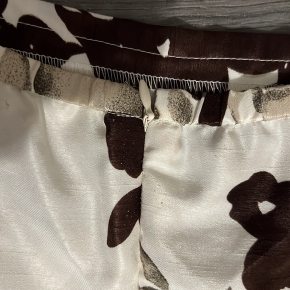 KS Collection floral print midi skirt for women. Size 10 - Picture 4 of 5